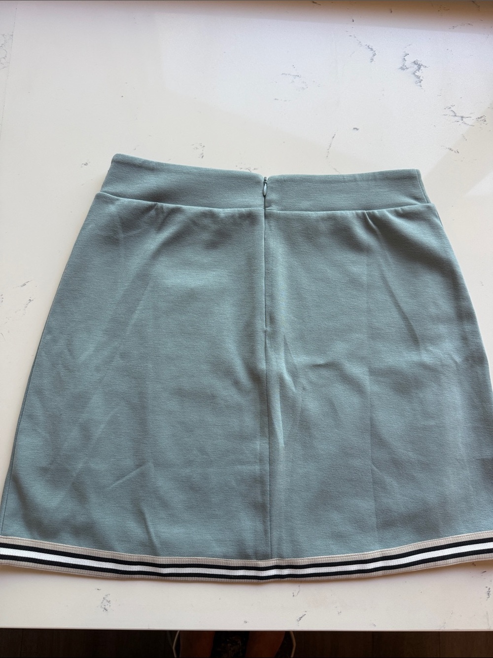 Alp N Rock AMARI HALF ZIP MOCK NECK SILVER BLUE & ELOISE MINI SKIRT size small - Picture 13 of 15
